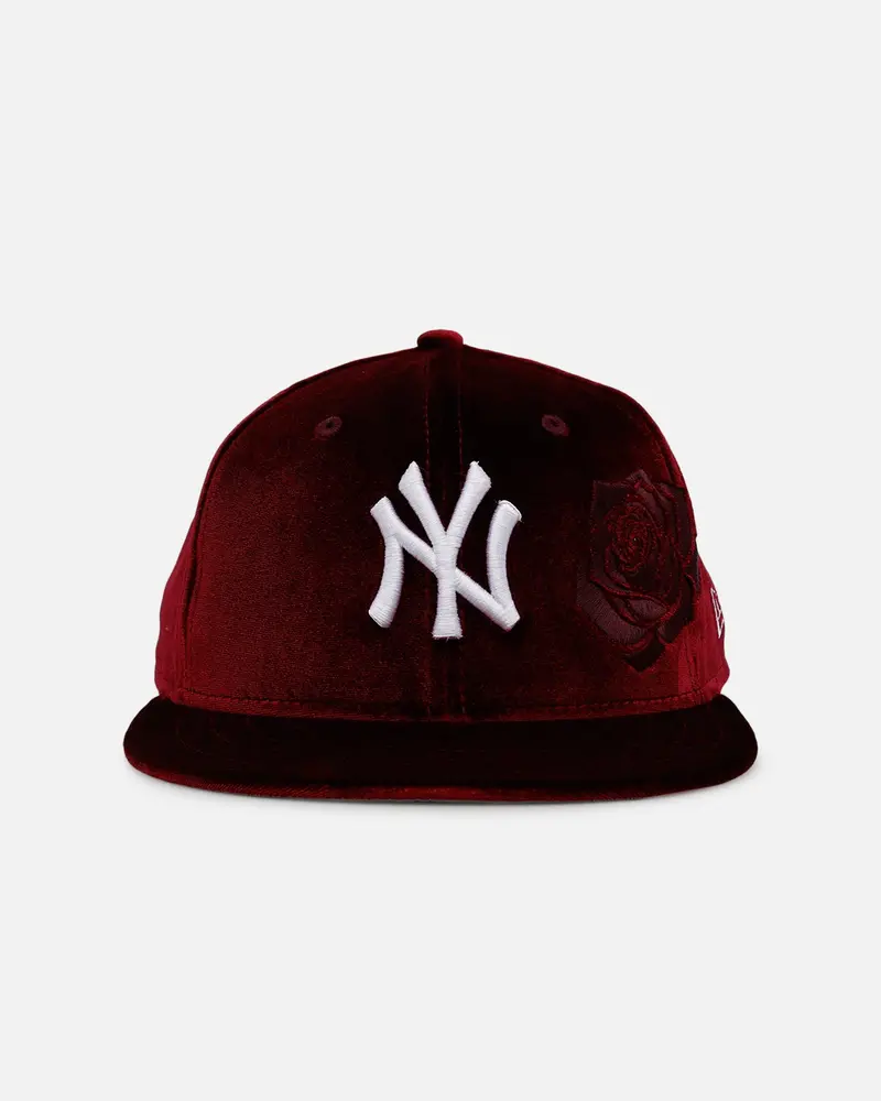 New Era New York Yankees 'Velvet Roses' 59Fifty Fitted Maroon 1