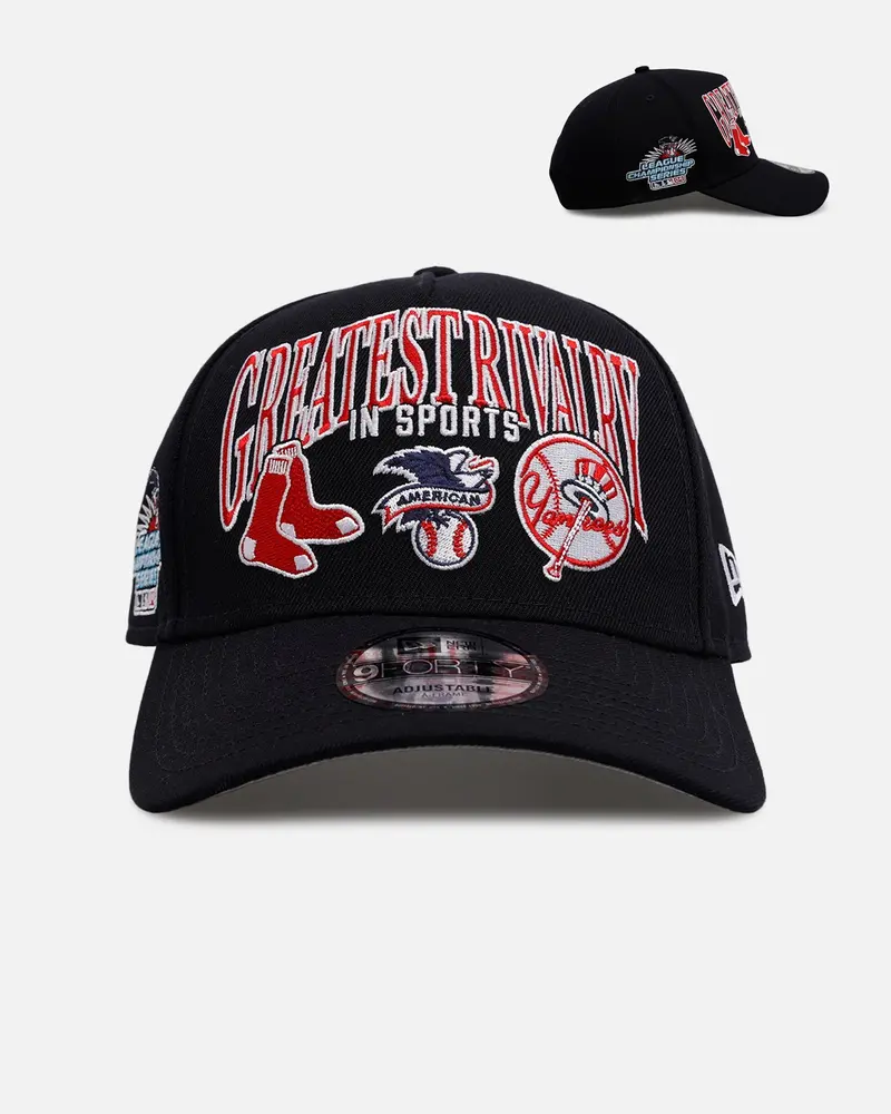 New Era New York Yankees Vs. Boston Red Sox 'The Greatest Rivalary' 9Forty A-Frame Snapback Navy 1