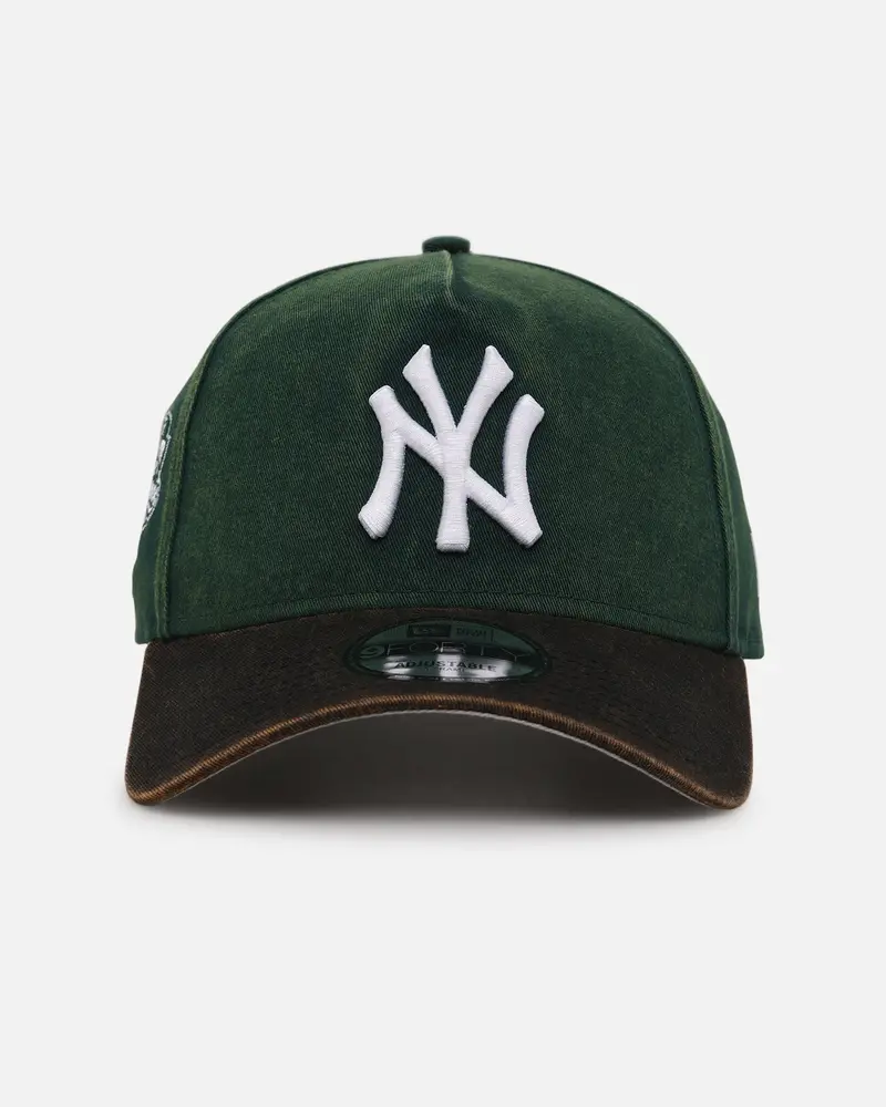 New Era New York Yankees 'Washed Green' 9Forty A-Frame Strapback Green/Black 1