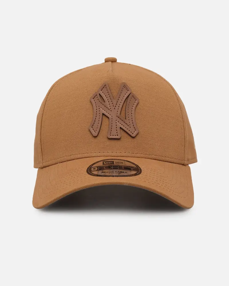 New Era New York Yankees 'Wheat Canvas' 9Forty A-Frame Snapback Wheat 1