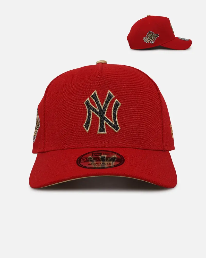 New Era New York Yankees 'Year Of The Snake' 9Forty A-Frame Snapback Red/Gold 1