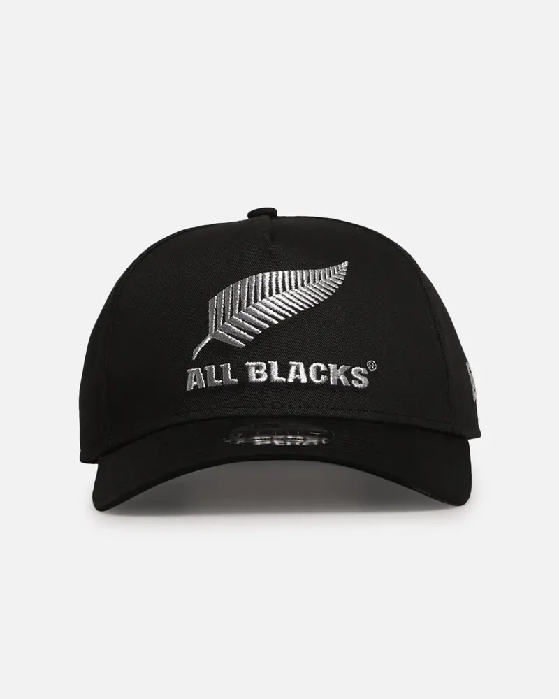 New Era New Zealand All Blacks 'All Blacks Collection' 9Forty A-Frame Snapback Black/Metallic Silver 1