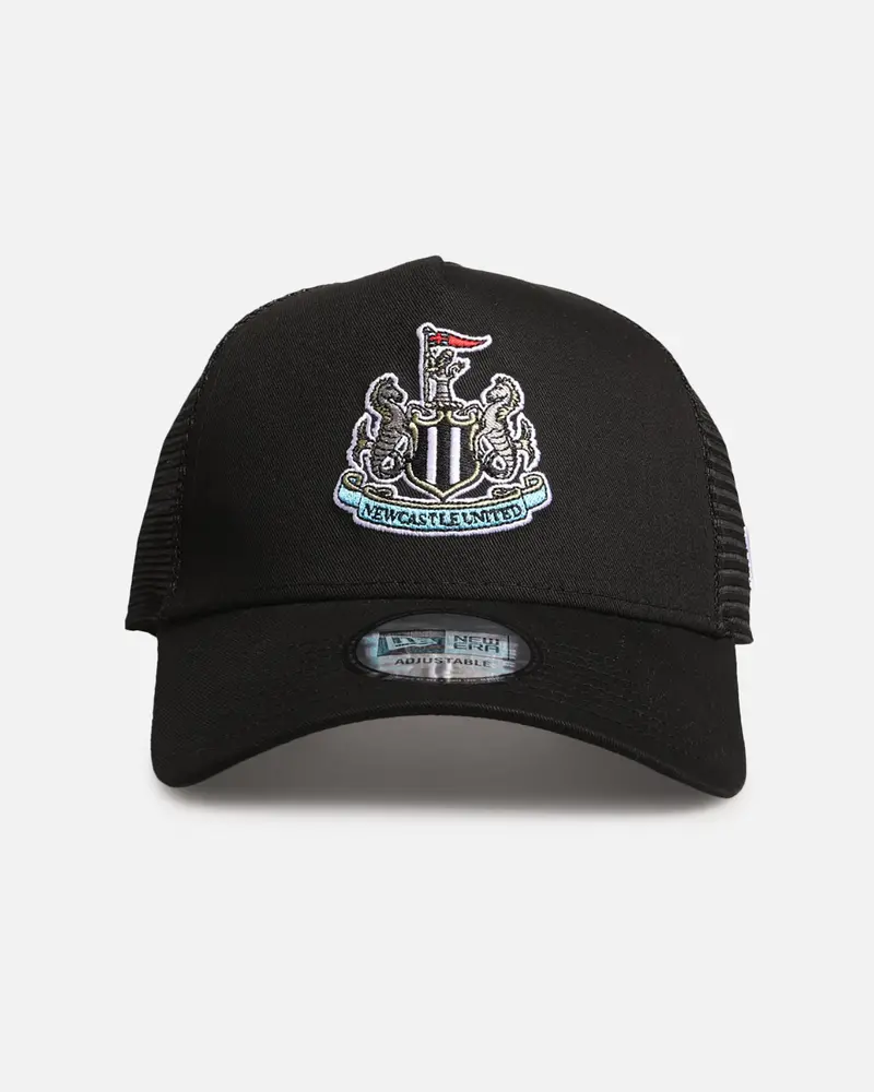 New Era Newcastle United F.C. 9Forty A-Frame Trucker Snapback Black 1