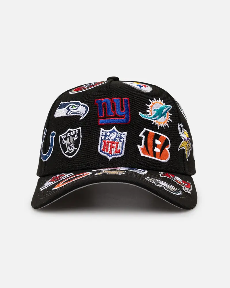 New Era Nfl All Over 9Forty A-Frame Snapback Black 1