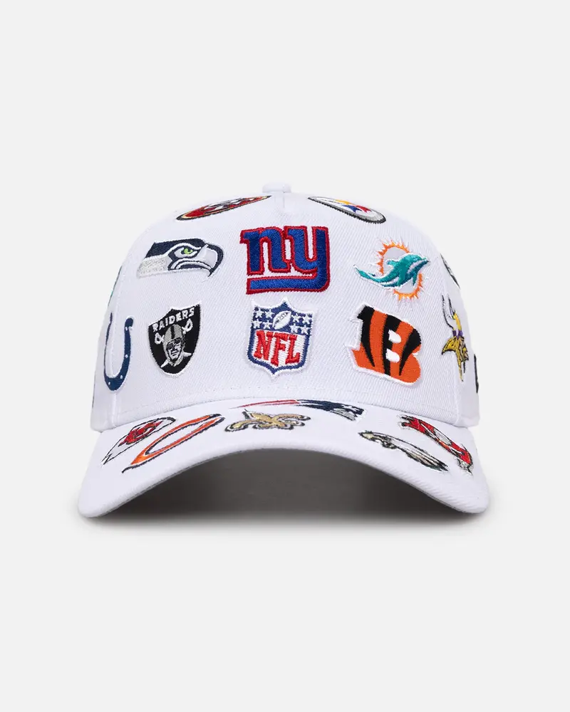 New Era Nfl All Over 9Forty A-Frame Snapback White 1