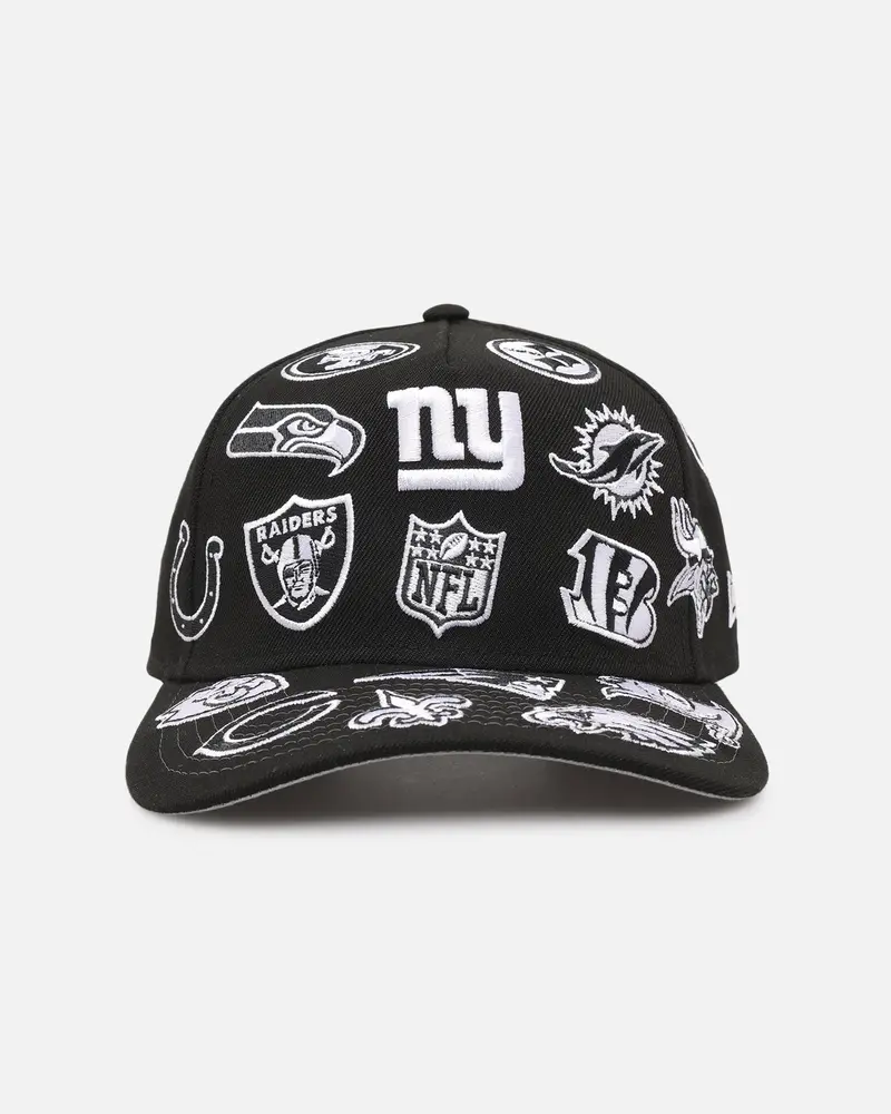 New Era Nfl 'All Over Leagues' 9Forty A-Frame Snapback Black 1