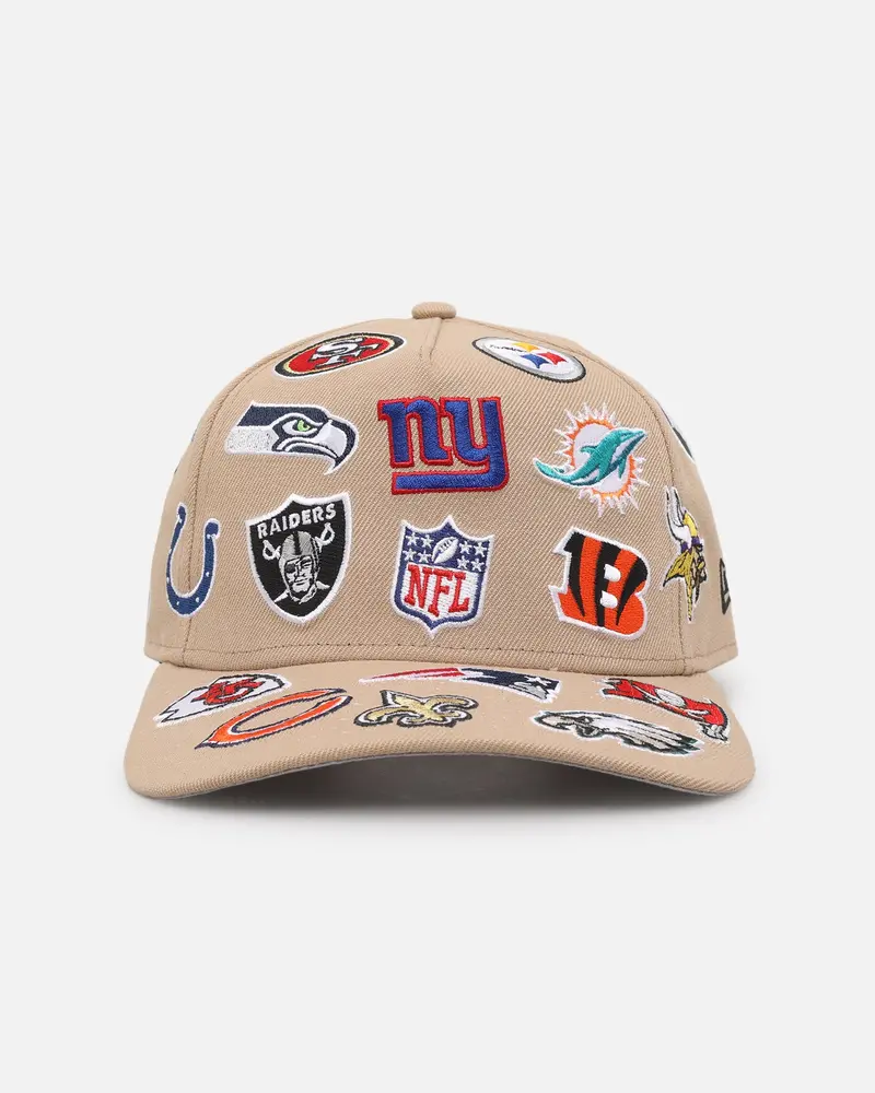 New Era Nfl 'All Over Leagues' 9Forty A-Frame Snapback Camel 1