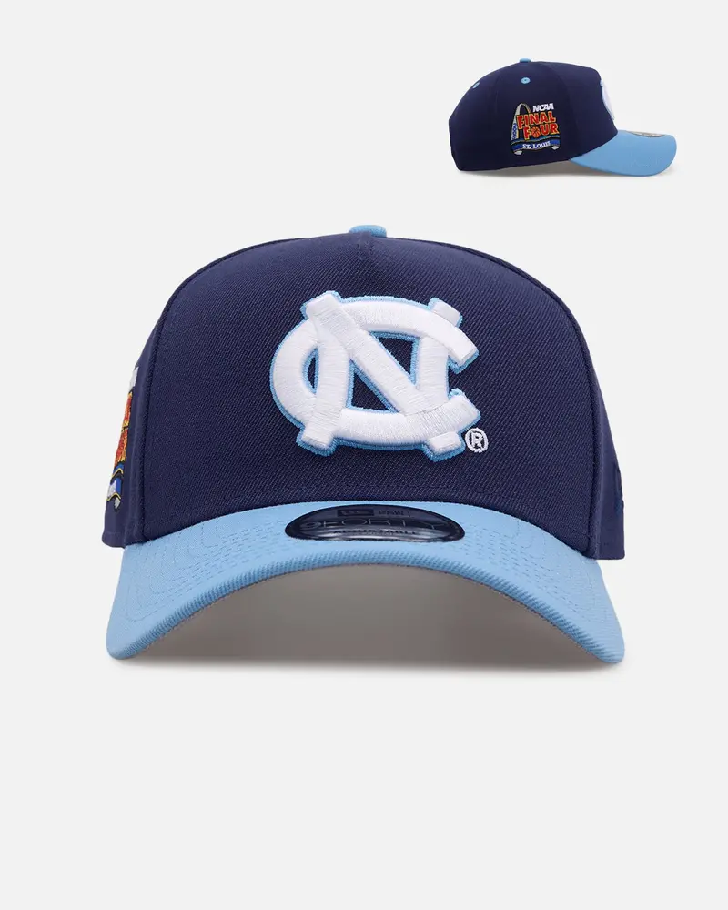 New Era North Carolina Tar Heels 'Retro Final Four' 9Forty A-Frame Snapback Official Team Color 1