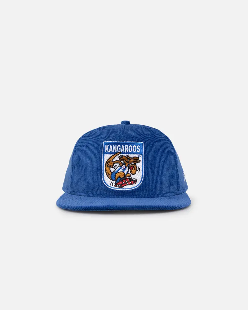 New Era North Melbourne Kangaroos Golfer Snapback Heather Blue 1