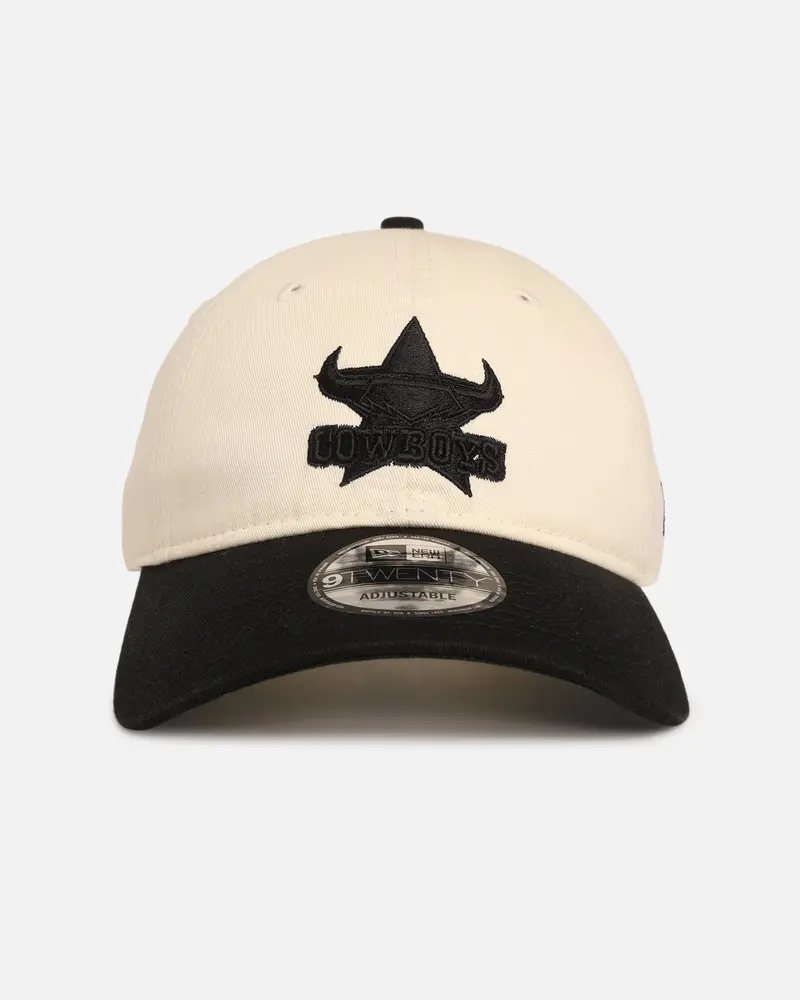 New Era North Queensland Cowboys 'Nrl Two Tone' 9Twenty Strapback Chrome White/Black 1