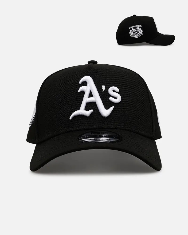 New Era Oakland Athletics 'Black And White' 9Forty A-Frame Snapback Black/White 1