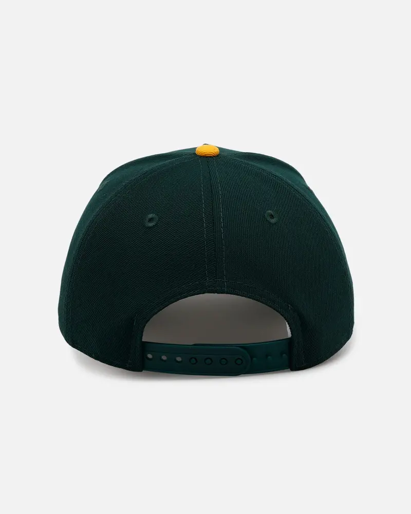New Era Oakland Athletics 'Homage' 9Forty A-Frame Snapback Green/Yellow 2