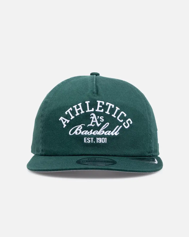 New Era Oakland Athletics 'Mlb Stacked Logo' 19Twenty Snapback Dark Green 1