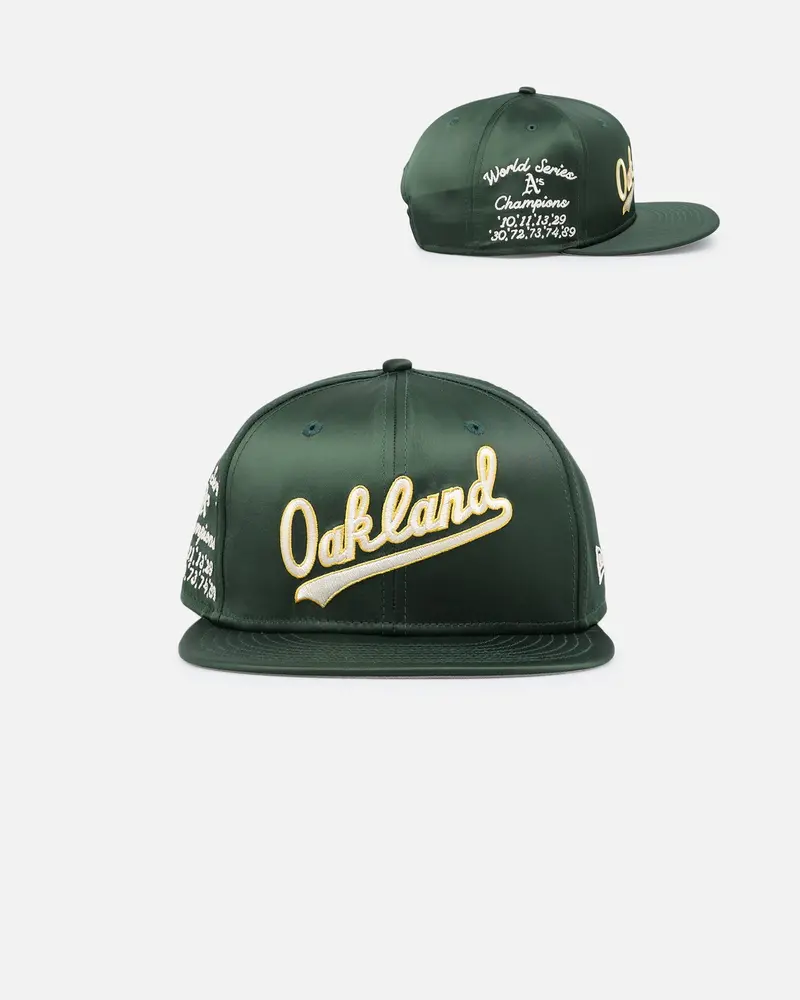 New Era Oakland Athletics 'Satin Script' 9Fifty Snapback Otc 1