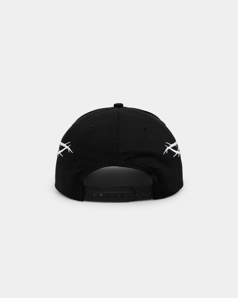 New Era Oakland Athletics 'Twisted Thorns' Golfer Pre-Curved Snapback Black 2