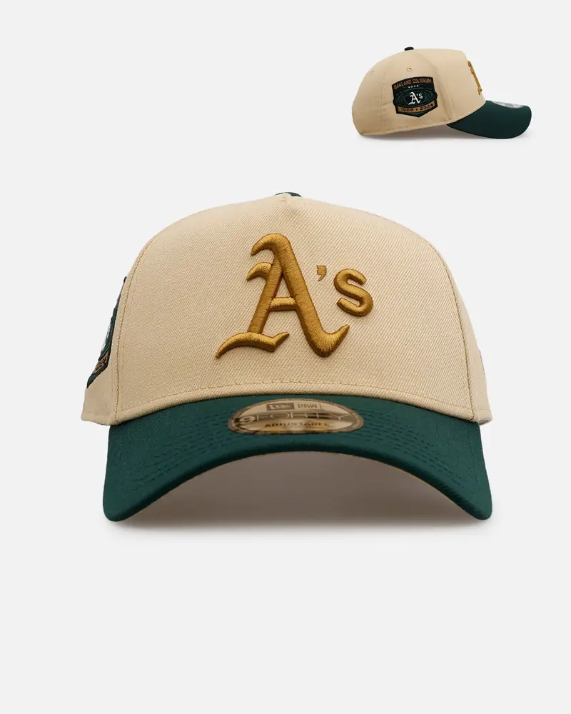 New Era Oakland Athletics 'Vintage' 9Forty A-Frame Snapback Vegas Gold 1