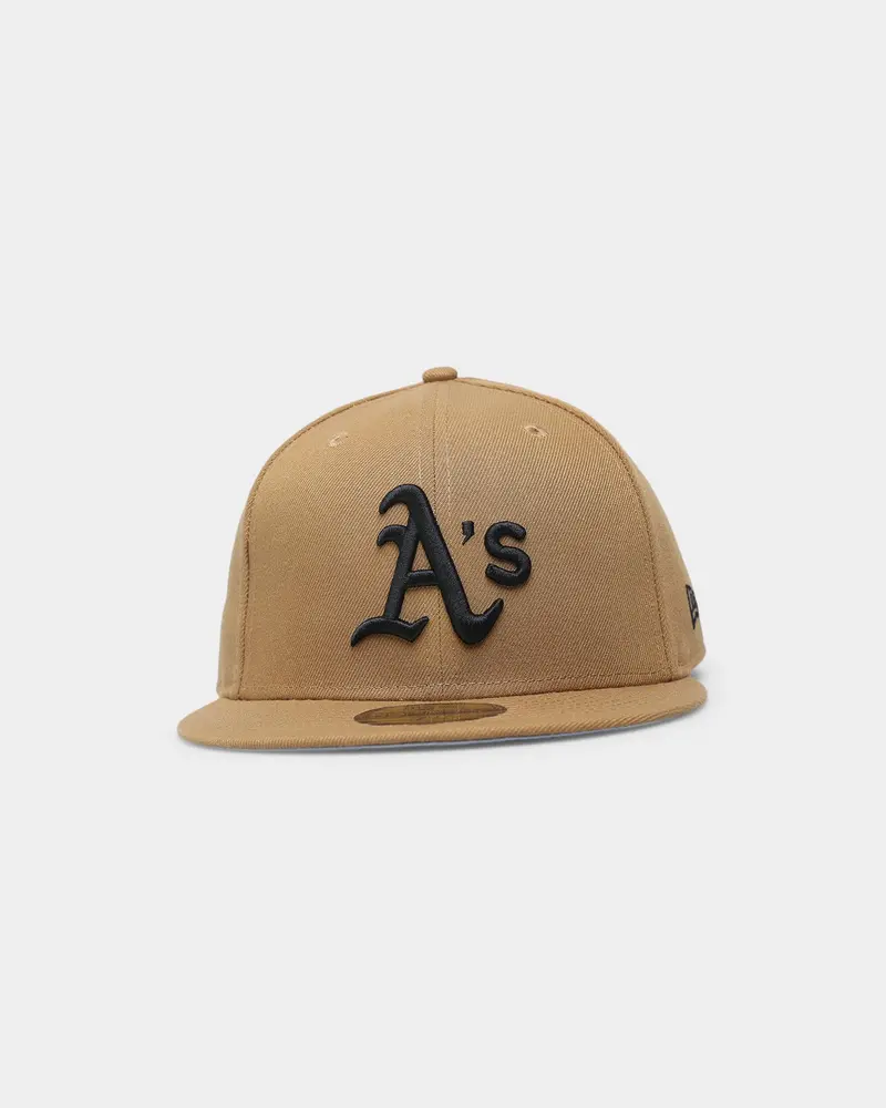 New Era Oakland Athletics 'Wheat' 59Fifty Fitted Wheat/Black 1