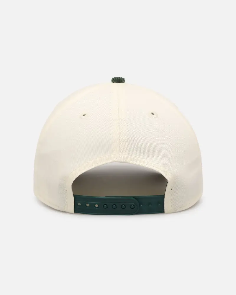 New Era Oakland Raiders 'Chrome White Green' Corduroy Visor 9Forty A-Frame Snapback Chrome 2