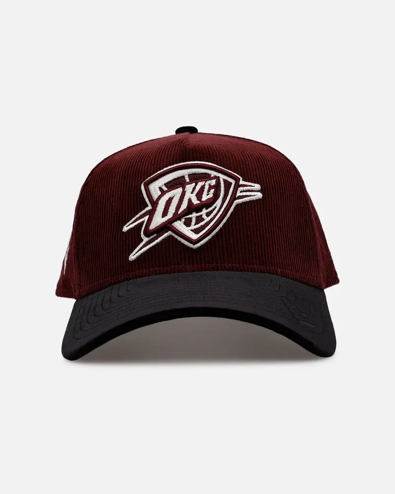 New Era Oklahoma City Thunder 'Certified Lover 2.0' 9Forty A-Frame Snapback Maroon 1