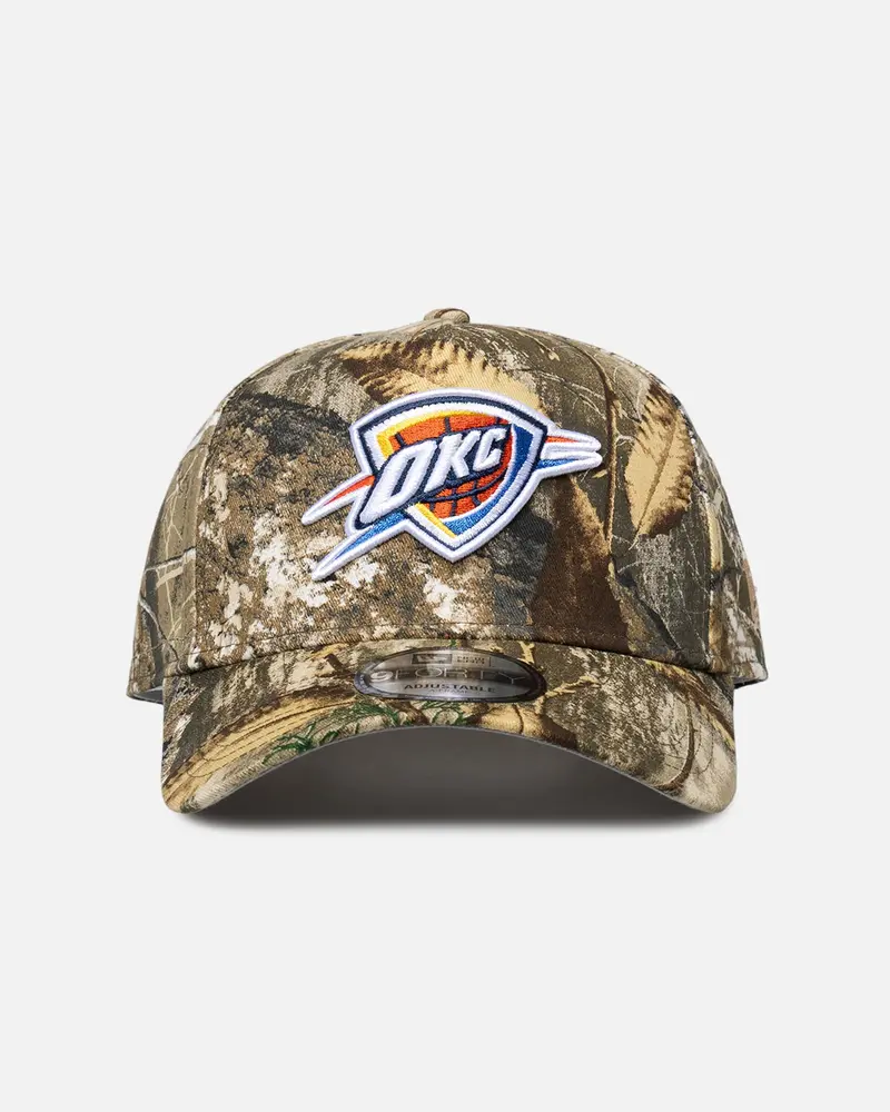 New Era Oklahoma City Thunder 'Real Tree Camo' 9Forty A-Frame Snapback Real Tree Camo 1