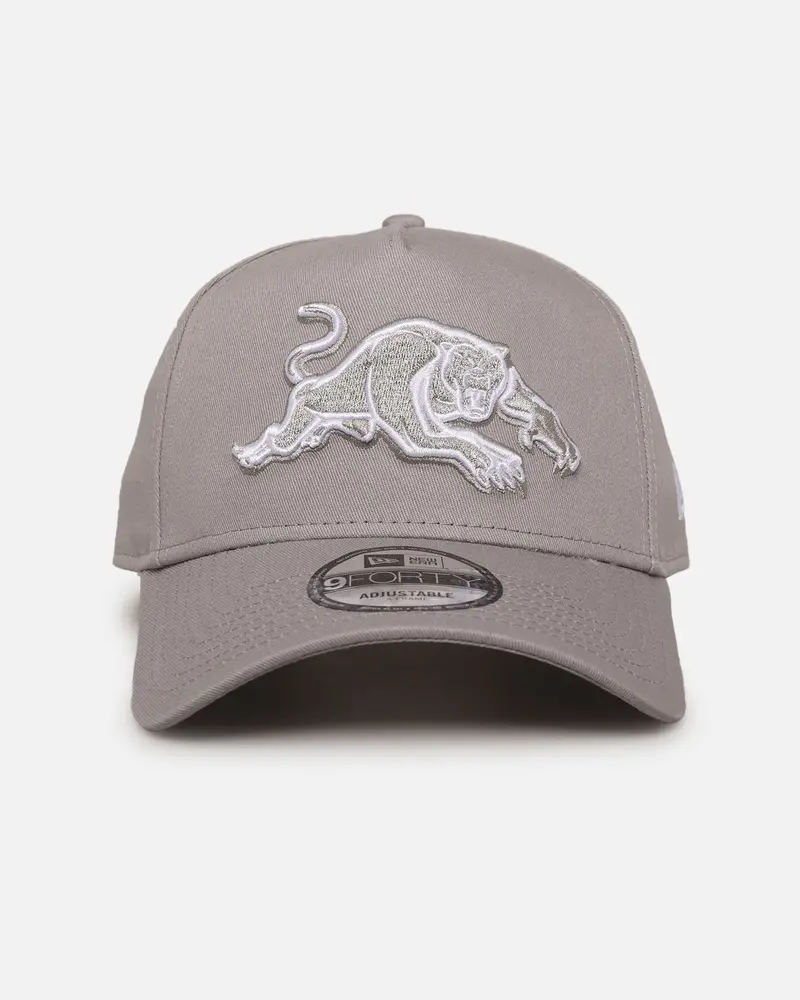 New Era Penrith Panthers 'Nrl Grey & White' 9Forty A-Frame Snapback Gray 1
