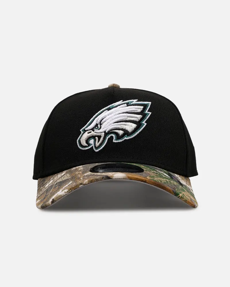 New Era Philadelphia Eagles 'Black Crown Realtree Visor' 9Forty A-Frame Snapback Realtree Edge/Black 1