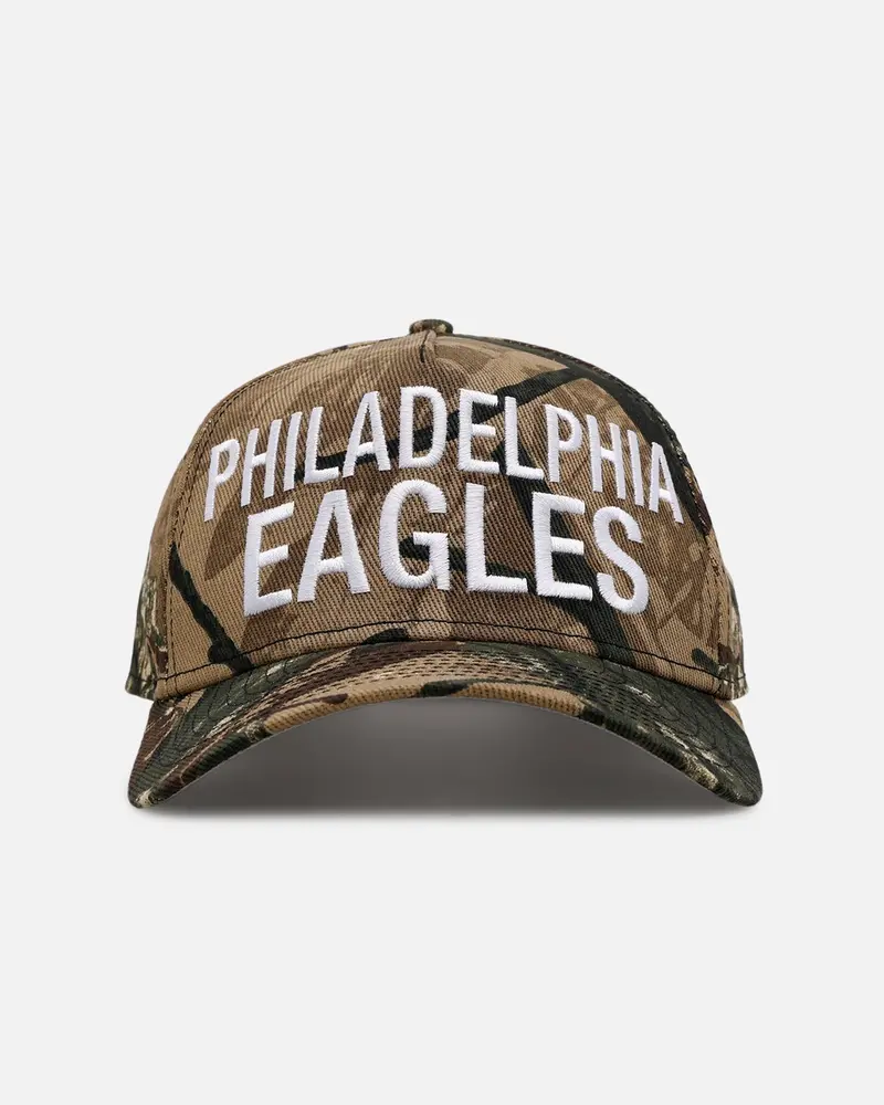 New Era Philadelphia Eagles 'Bold' 9Forty A-Frame Strapback Camo 1