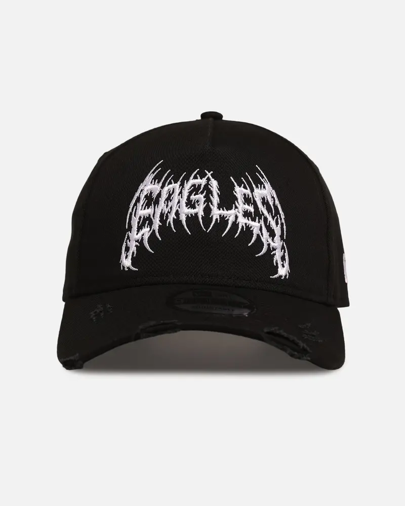 New Era Philadelphia Eagles 'Hardcore Arch' 9Forty A-Frame Snapback Black/White 1