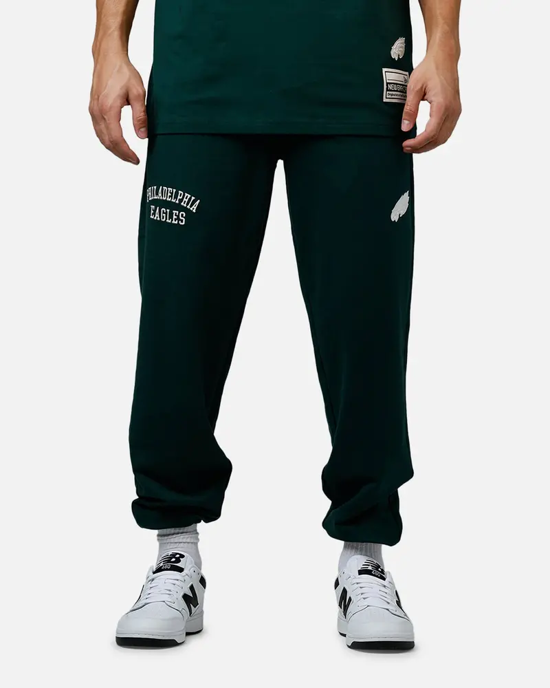 New Era Philadelphia Eagles Logo Select Sweat Pants Dark Green 1