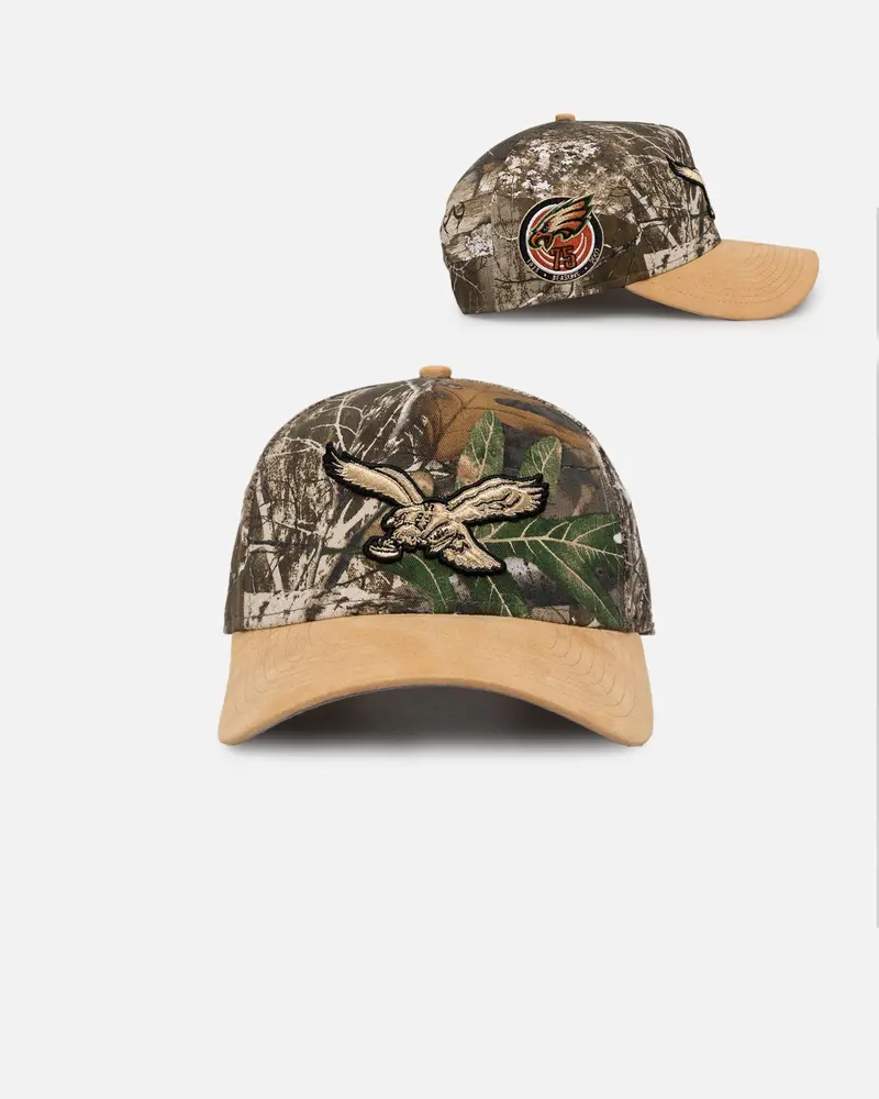 New Era Philadelphia Eagles 'Real Tree Tan Suede' 9Forty A-Frame Snapback Real Tree 1