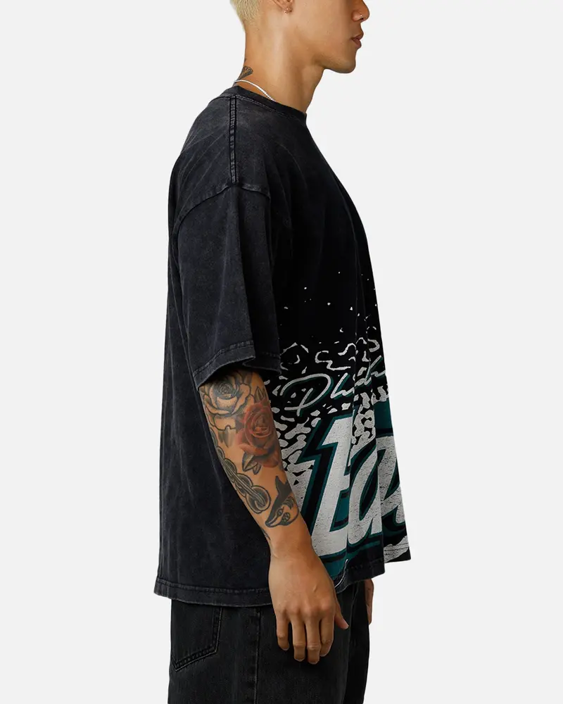 New Era Philadelphia Eagles Sport Class T-Shirt Washed Black 4