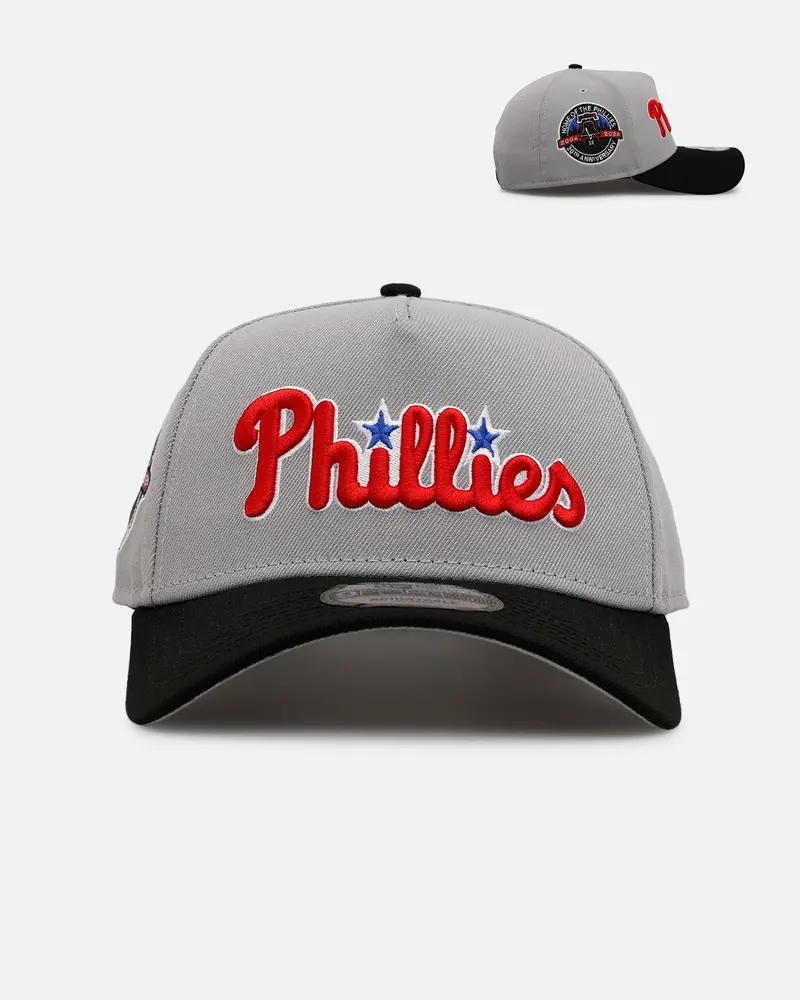 New Era Philadelphia Phillies 'Away Greys' 9Forty A-Frame Snapback Grey 1