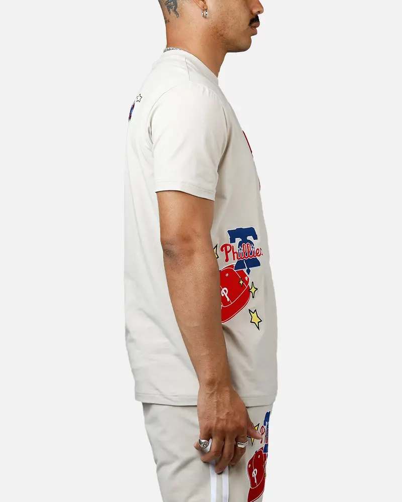 New Era Philadelphia Phillies 'Logo Select' Summer T-Shirt Stone 4