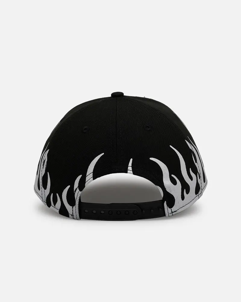 New Era Philadelphia Phillies 'Metallic Flames' 9Forty A-Frame Snapback Black/Silver 2