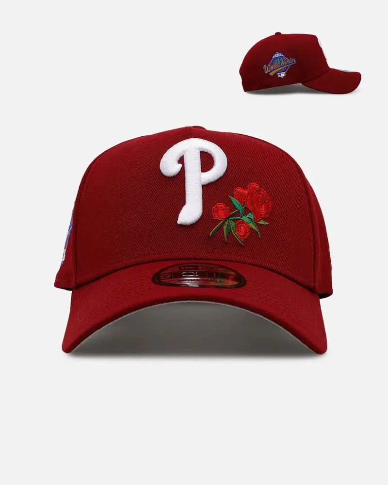 New Era Philadelphia Phillies 'Official Team Color Rose' 9Forty A-Frame Snapback Official Team Color 1
