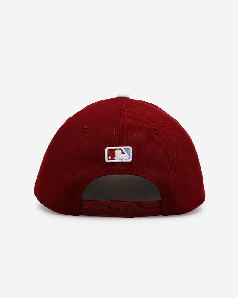 New Era Philadelphia Phillies 'Player Replica' 9Forty M-Crown Snapback Burgundy 2