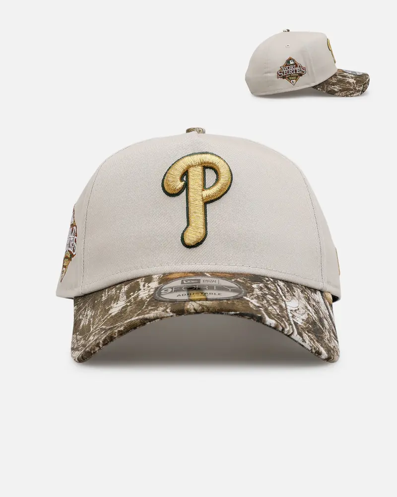 New Era Philadelphia Phillies 'Stone Realtree' 9Forty A-Frame Snapback Stone 1