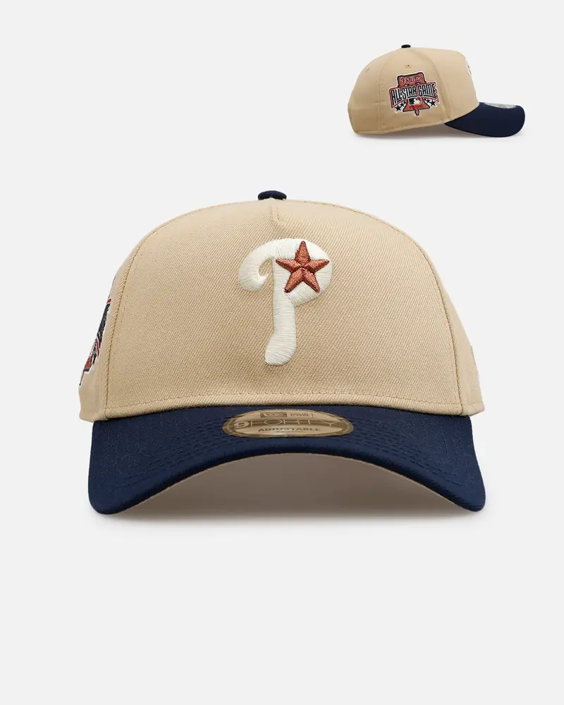 New Era Philadelphia Phillies 'Vintage' 9Forty A-Frame Snapback Vegas Gold 1