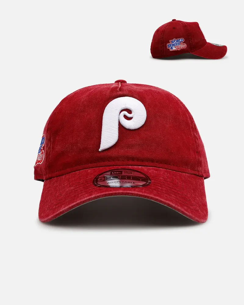 New Era Philadelphia Phillies 'Washed Team Color' Unstructured 9Forty A-Frame Snapback Official Team Color 1