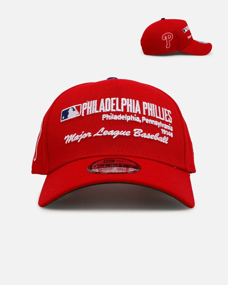 New Era Philadelphia Phillies 'Workleague' 9Forty A-Frame Snapback Red 1