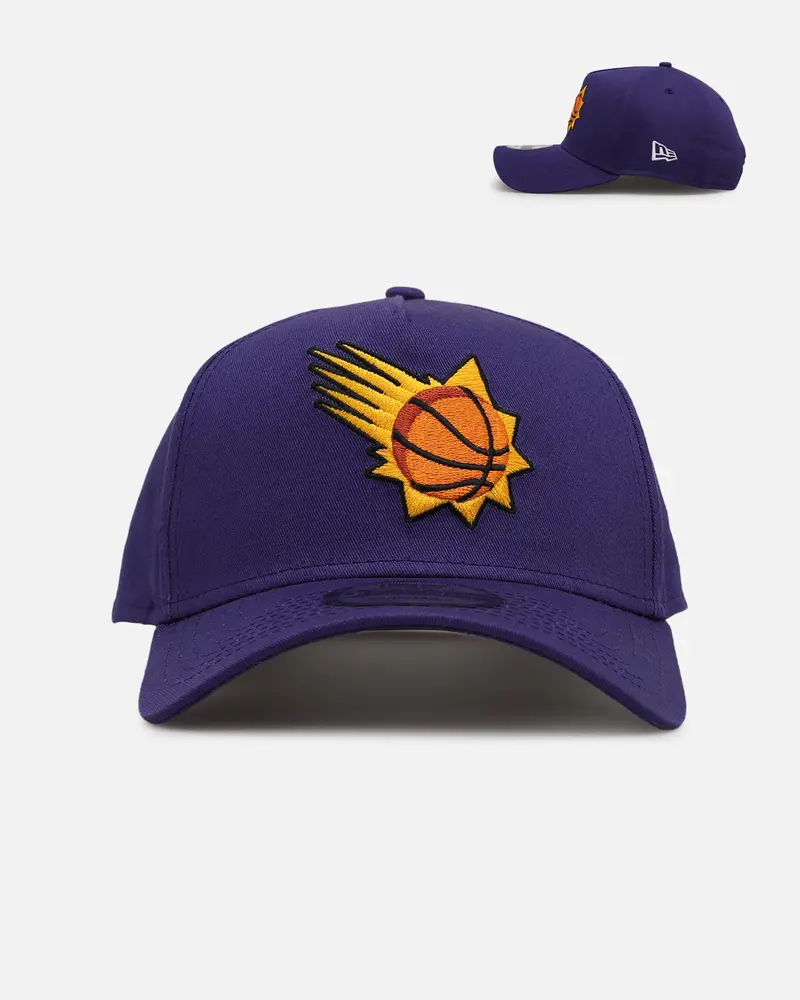 New Era Phoenix Suns 'Upside Down Nba' 9Forty A-Frame Snapback Purple 1