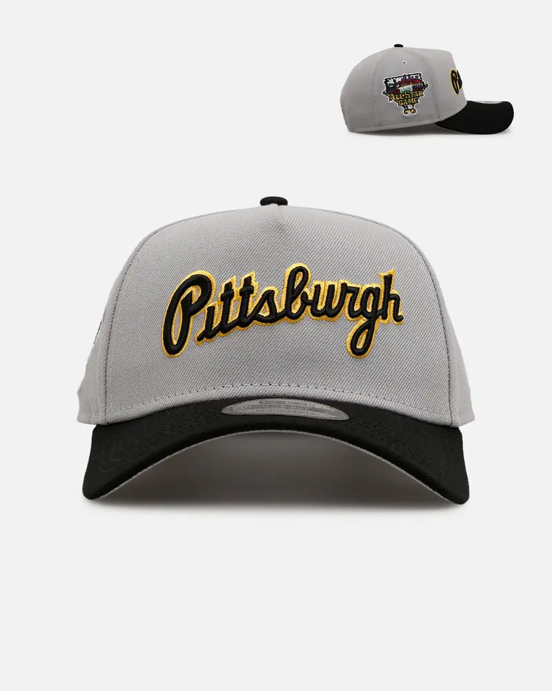 New Era Pittsburgh Pirates 'Away Greys' 9Forty A-Frame Snapback Grey 1