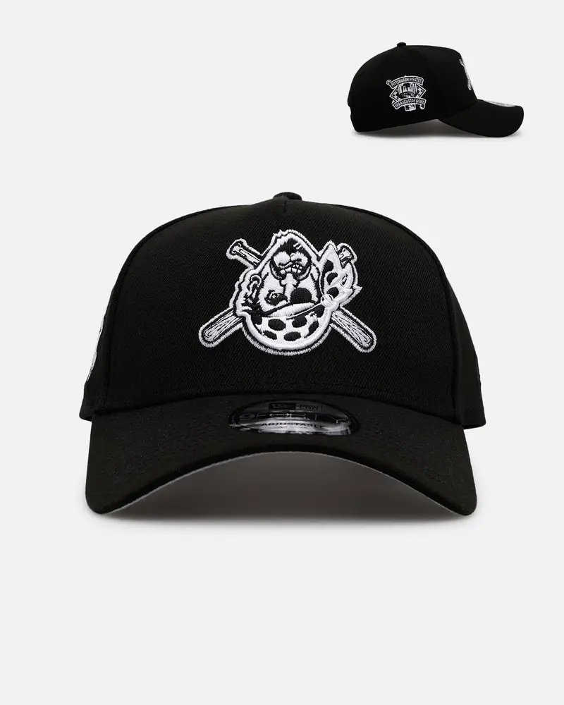 New Era Pittsburgh Pirates 'Black White Upside Down Logo' 9Forty A-Frame Snapback Black/White 1