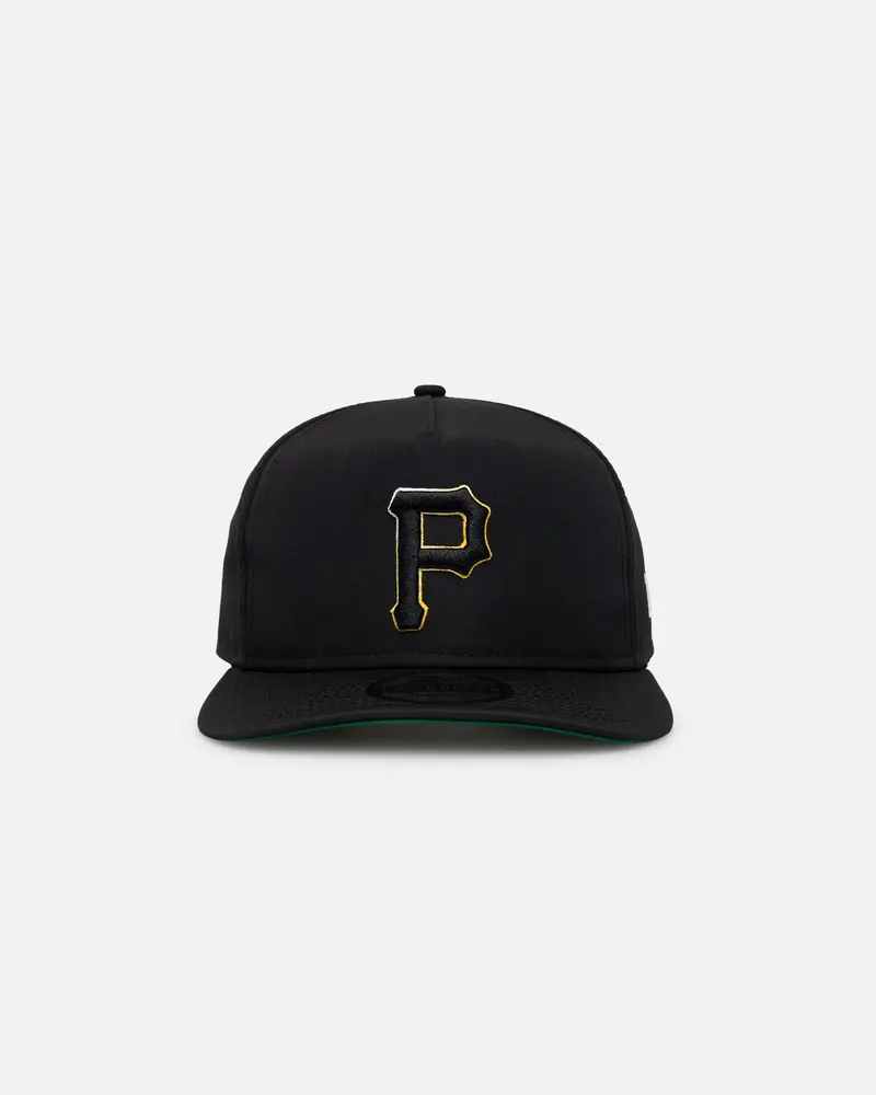 New Era Pittsburgh Pirates Golfer Pre-Curved Snapback Black/Otc 1