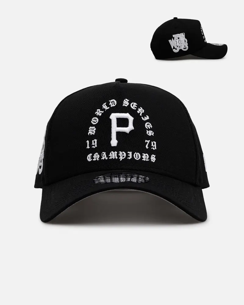 New Era Pittsburgh Pirates 'Gothic Arch 2.0' 9Forty A-Frame Snapback Black/White 1