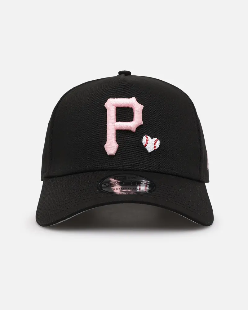 New Era Pittsburgh Pirates 'Opening Day' 9Forty A-Frame Snapback Black/Pink 1