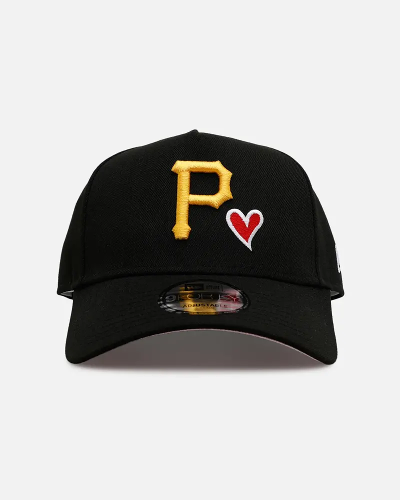 New Era Pittsburgh Pirates 'Team Color Hearts' 9Forty A-Frame Snapback Official Team Color 1