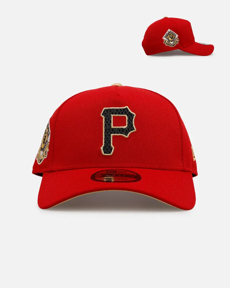 New Era Pittsburgh Pirates 'Year Of The Snake' 9Forty A-Frame Snapback Red/Gold 1