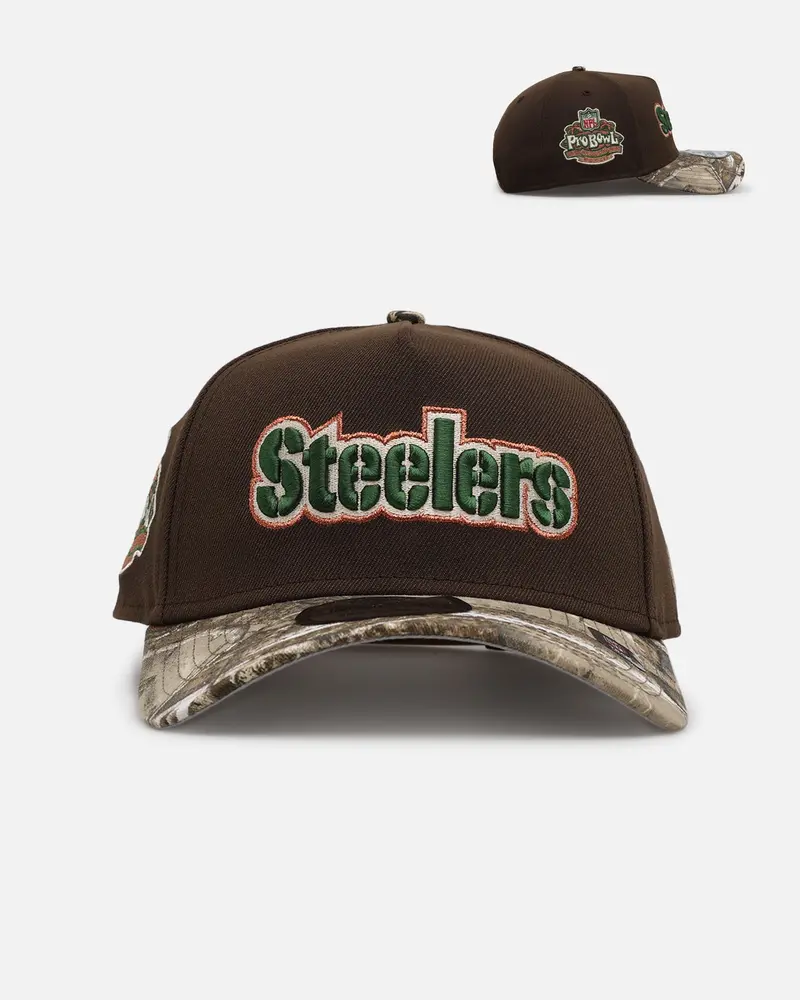 New Era Pittsburgh Steelers 'Great Outdoors' 9Forty A-Frame Snapback Brown/Camo 1