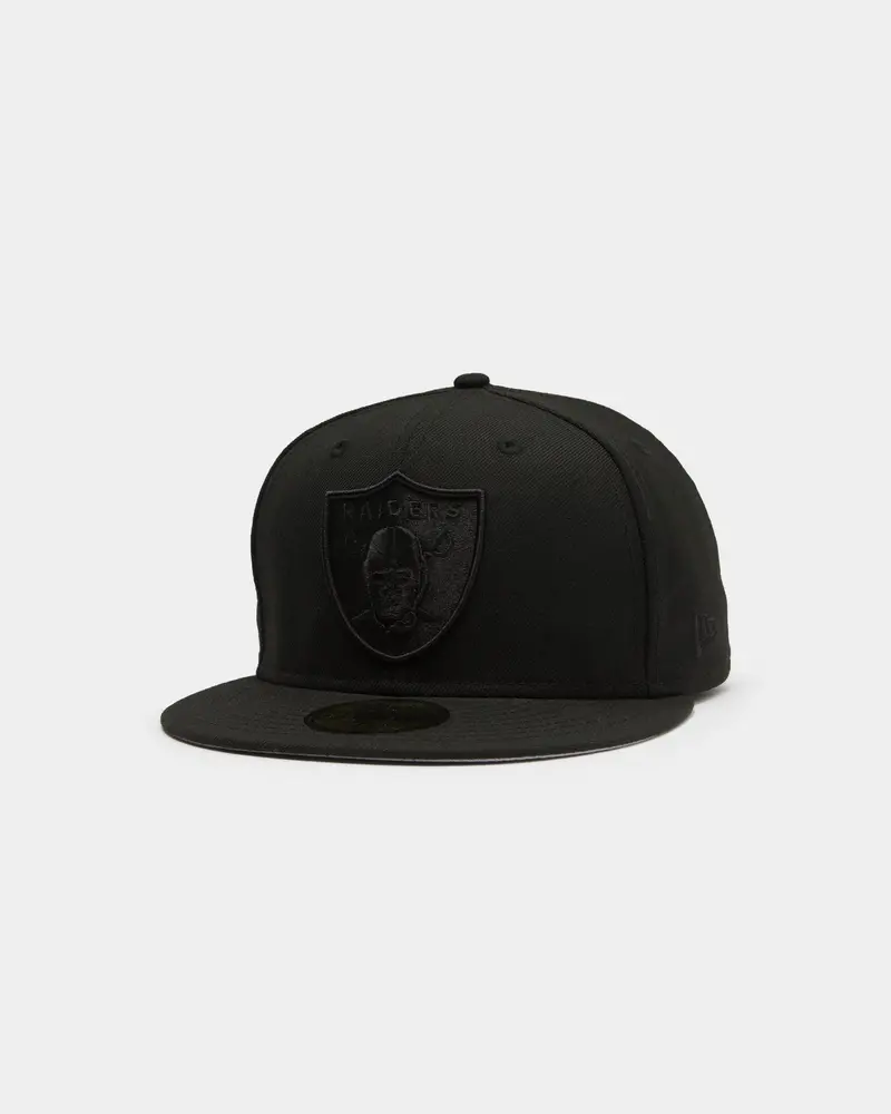 New Era Raiders 59Fifty Fitted Black/Black 1